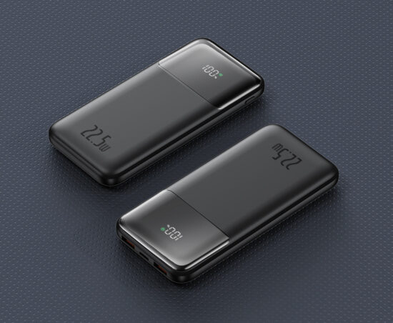 22.5W 10000mAh Fast Charging Power Bank with Digital Display

