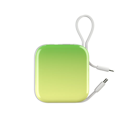 22.5W Fast Charging 10000mAh Power Bank with Built-in Cable – Portable Gift Design