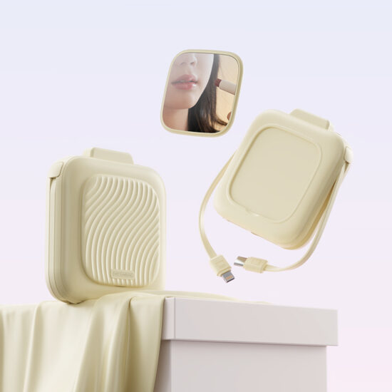 Pocket-size capsule power bank 10000mAh 22.5W mini fast charger for wholesale