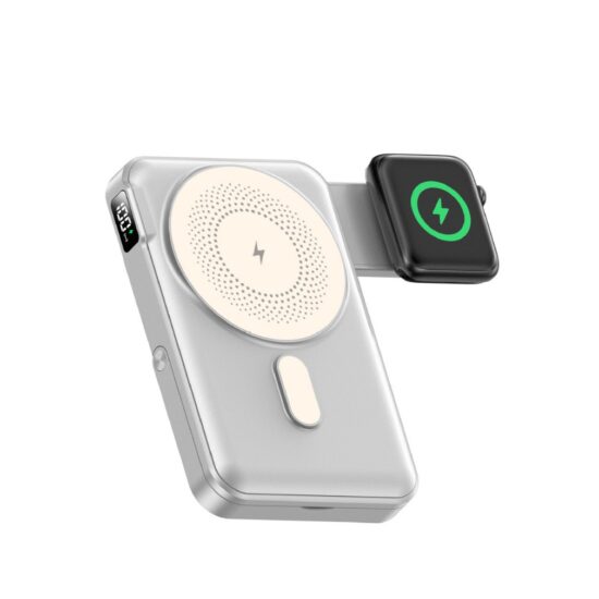 10000mAh magnetic wireless portable charger with digital display and fast charging