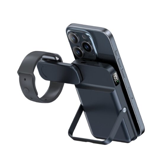 10000mAh magnetic wireless portable charger with digital display and fast charging
