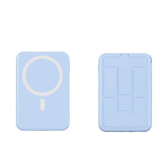 Magnetic Wireless Power Bank 10000mAh with Fast Charging and Kickstand

