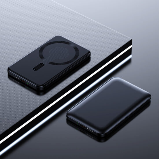 Slim Magnetic Wireless Power Bank 10000mAh with Fast Charging and Aluminum Shell