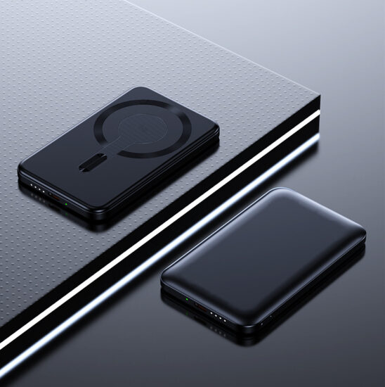 Slim Magnetic Wireless Power Bank 10000mAh with Fast Charging and Aluminum Shell