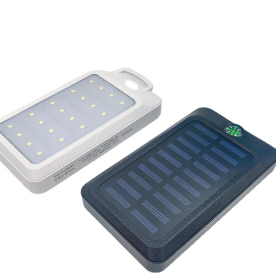  10000mAh Solar Camping Power Bank with LED Light