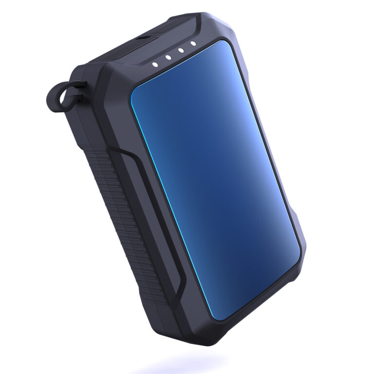 10000mAh Dual-Sided Hand Warmer Power Bank with LED Light – Outdoor USB Charger