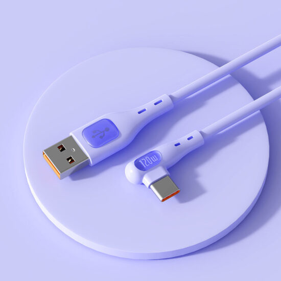 120W USB Type-C Right-Angle Charging Cable for Huawei Super Fast Charging
