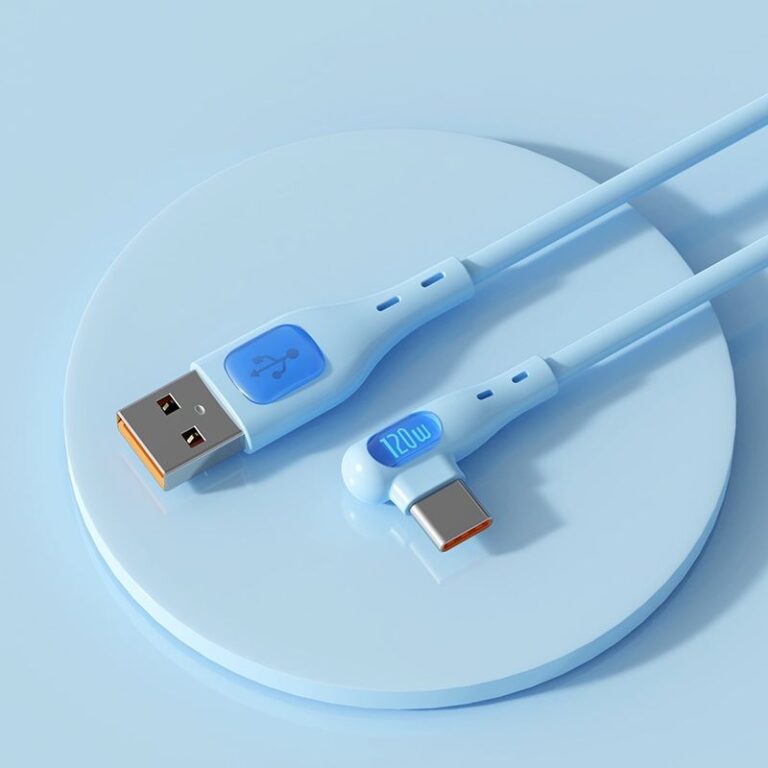 120W USB Type-C Right-Angle Charging Cable for Huawei Super Fast Charging