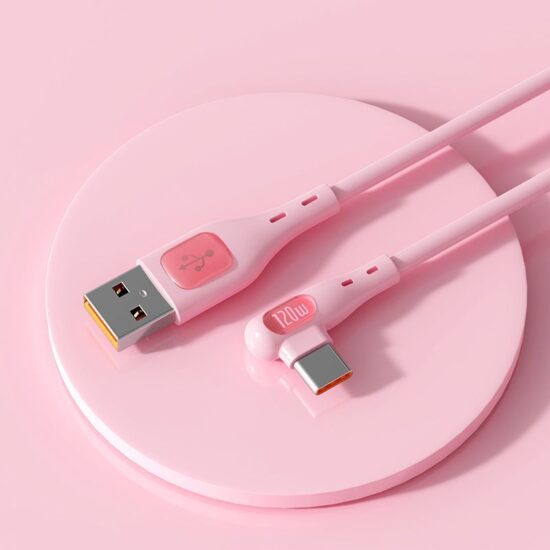 120W USB Type-C Right-Angle Charging Cable for Huawei Super Fast Charging