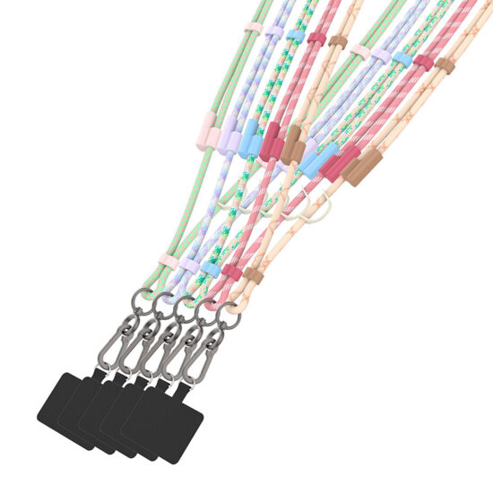 Lanyard Charging Cable for iPhone and Type-C – Anti-Lost Wearable USB Cable