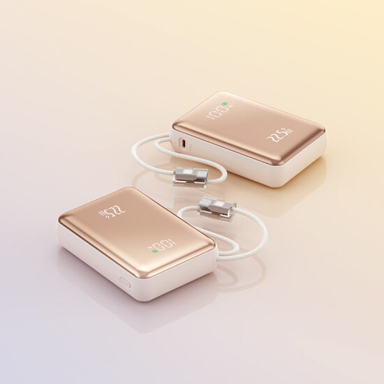 20000mAh Power Bank with Fast Charging and Built-in Cable for Cross-Border Gift Use