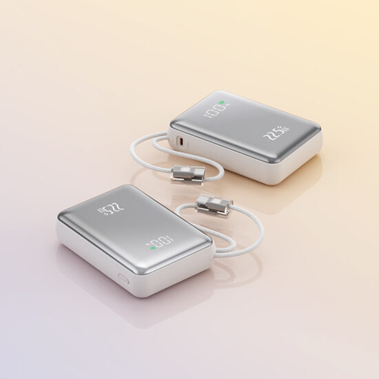 20000mAh Power Bank with Fast Charging and Built-in Cable for Cross-Border Gift Use
