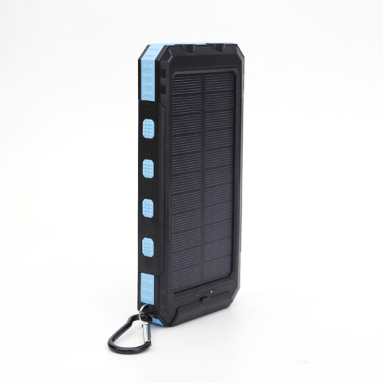 Waterproof Solar Power Bank 20000mAh with Compass and LED