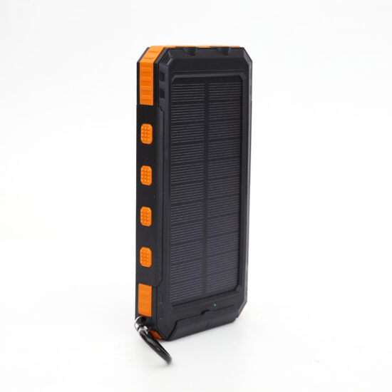 Waterproof Solar Power Bank 20000mAh with Compass and LED