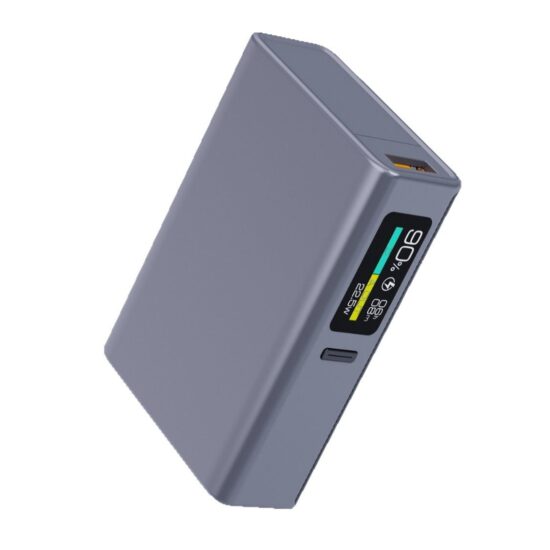 Smart TFT Display 10000mAh Power Bank with 22.5W Fast Charging