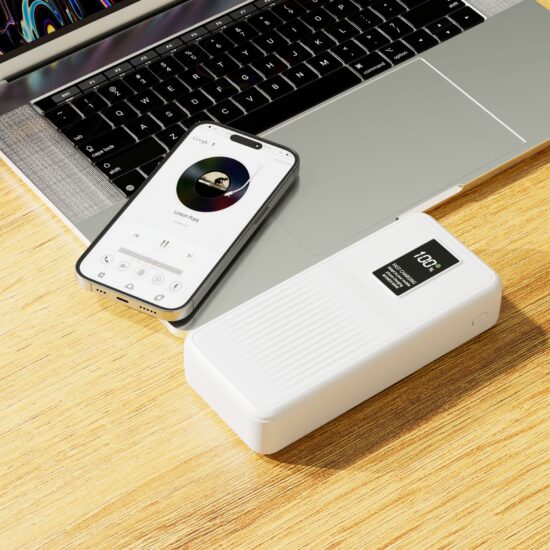 Mini 22.5W Fast Charging Power Bank with Built-in Cable and Dual-Way Charging