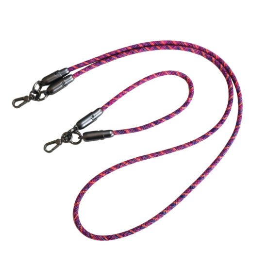 240W Braided Lanyard Charging Cable for Phones – 2-in-1 Outdoor Fast Charger