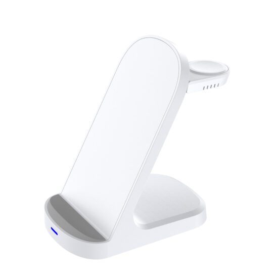 3-in-1 Wireless Charger Stand for Phone, Watch, and Earbuds