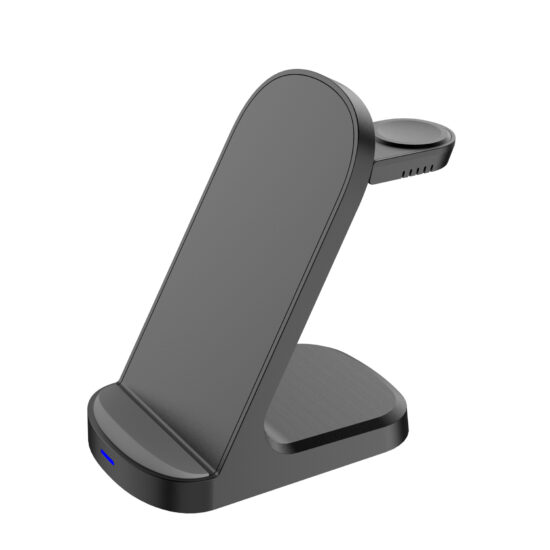3-in-1 Wireless Charger Stand for Phone, Watch, and Earbuds