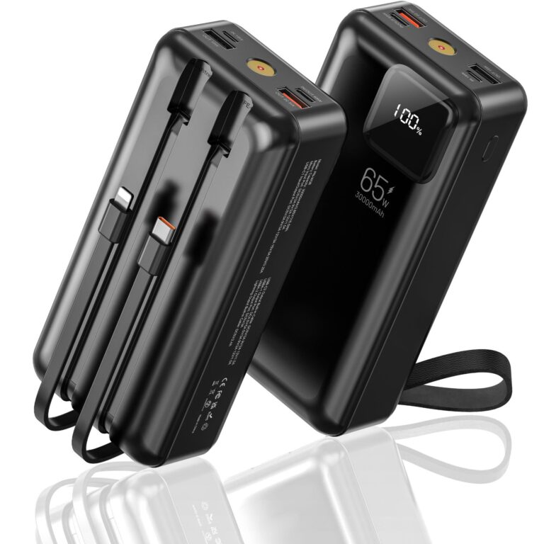 65W 30000mAh High-Capacity Fast Charging Power Bank for Travel & Wholesale