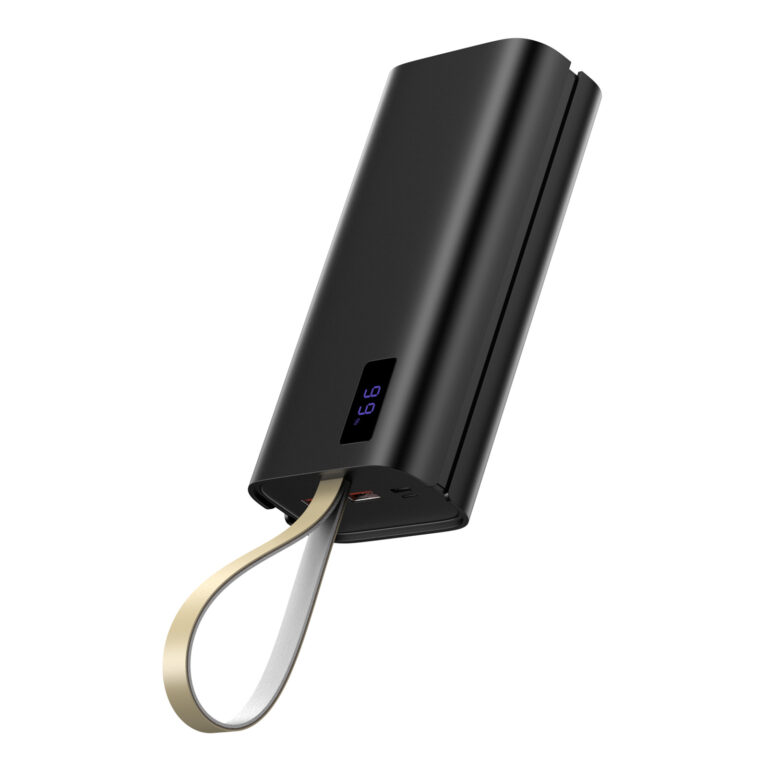 30000mAh high capacity power bank with 22.5W fast charging and multi-device support