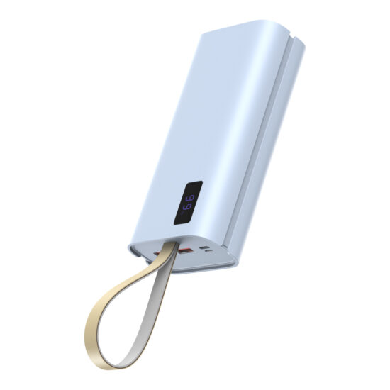 30000mAh high capacity power bank with 22.5W fast charging and multi-device support