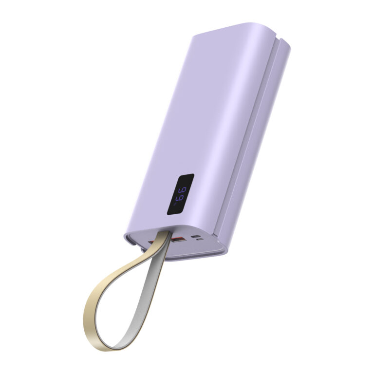 30000mAh high capacity power bank with 22.5W fast charging and multi-device support