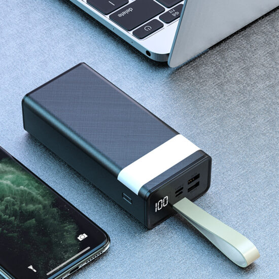30000mAh Power Bank with Dual Input and Output, Digital Display