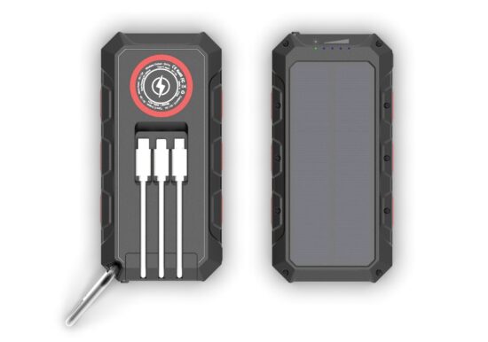 30000mAh slim power bank with 66W super fast charging and PD 22.5W