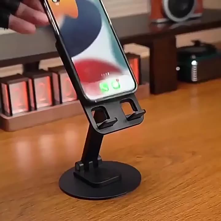 360 Degree Rotating Metal Phone Stand for Desktop