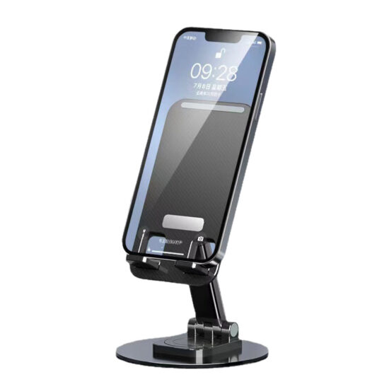 360 Degree Rotating Metal Phone Stand for Desktop