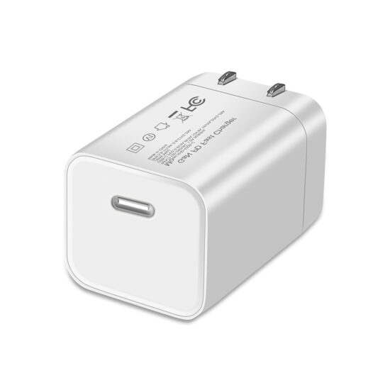 45W GaN USB-C Charger with Foldable US Plug for iPhone 15