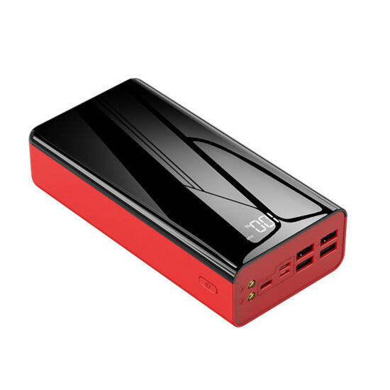 50000mAh power bank with mirror digital display and fast charging