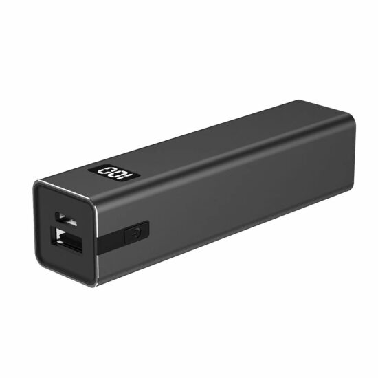 5000mAh Type-C power bank with PD fast charging and LED display