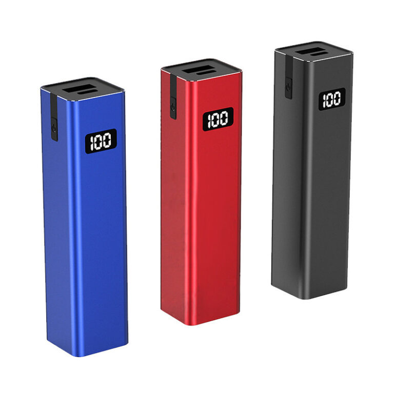 5000mAh Type-C power bank with PD fast charging and LED display