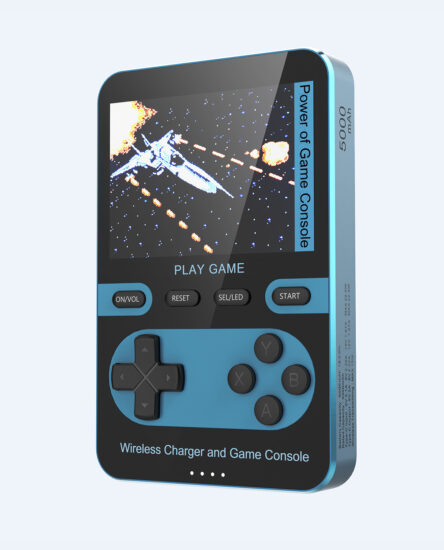 Game console design wireless magnetic 5000mAh power bank with 22.5W fast charge

