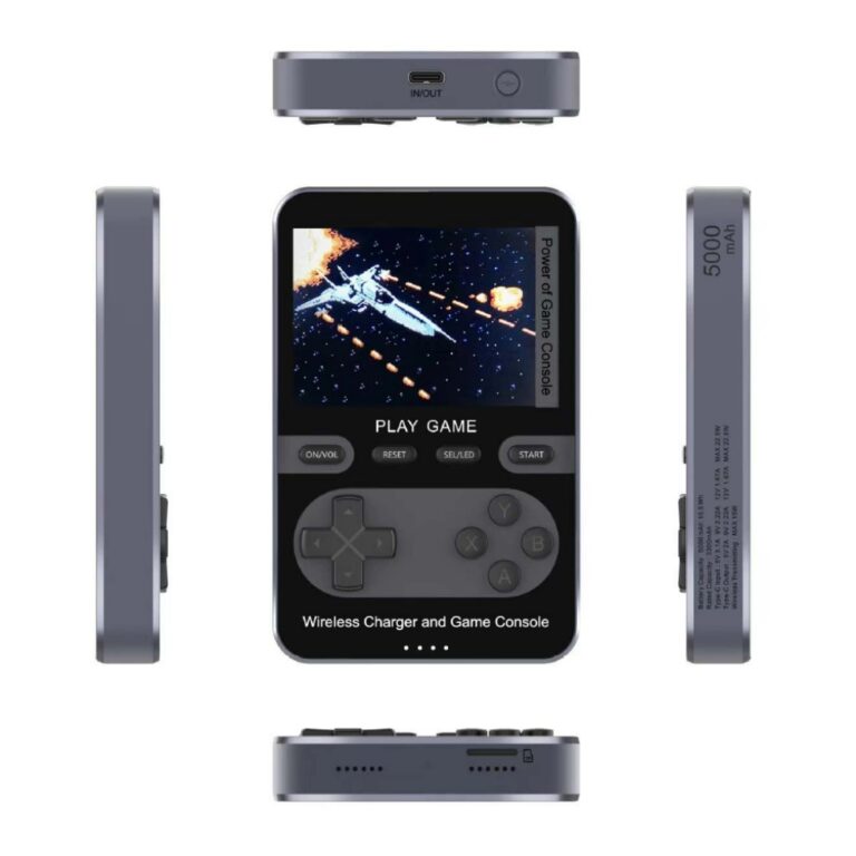 Game console design wireless magnetic 5000mAh power bank with 22.5W fast charge