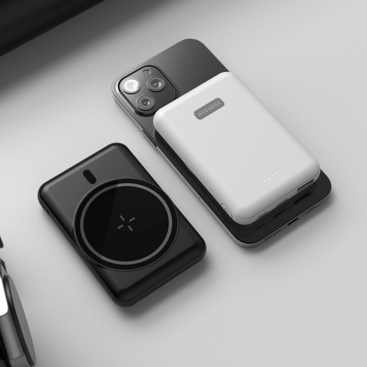 5000mAh magnetic slim power bank in multiple colors for gifts and mobile use