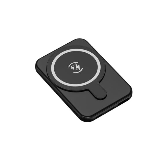 Portable 5000mAh magnetic wireless charger with Magsafe support
