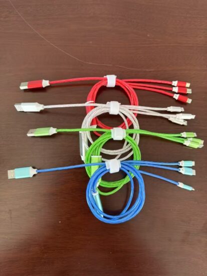 Right-Angle USB-C to USB-C PD 60W Nylon Braided Fast Charging Cable