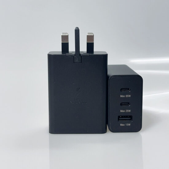 65W Triple-Port Fast Charger with A+2C for Samsung Devices