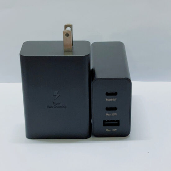 65W Triple-Port Fast Charger with A+2C for Samsung Devices
