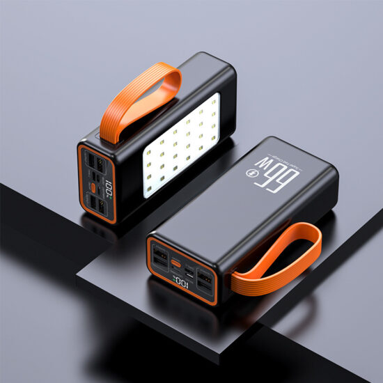 66W Camping Power Bank with LED Light and Digital Display 90000mAh

