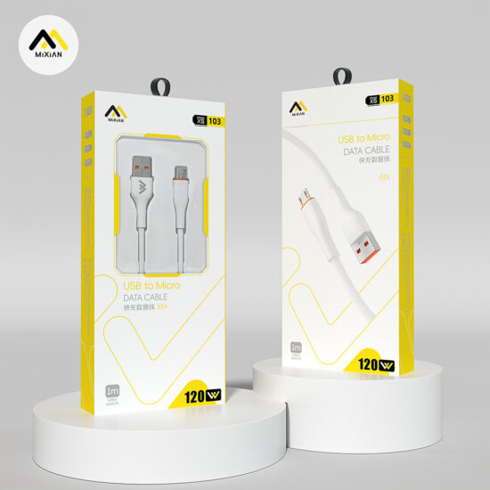 6A 120W Super Fast Charging USB Type-C Cable Compatible with Huawei, Apple, Android