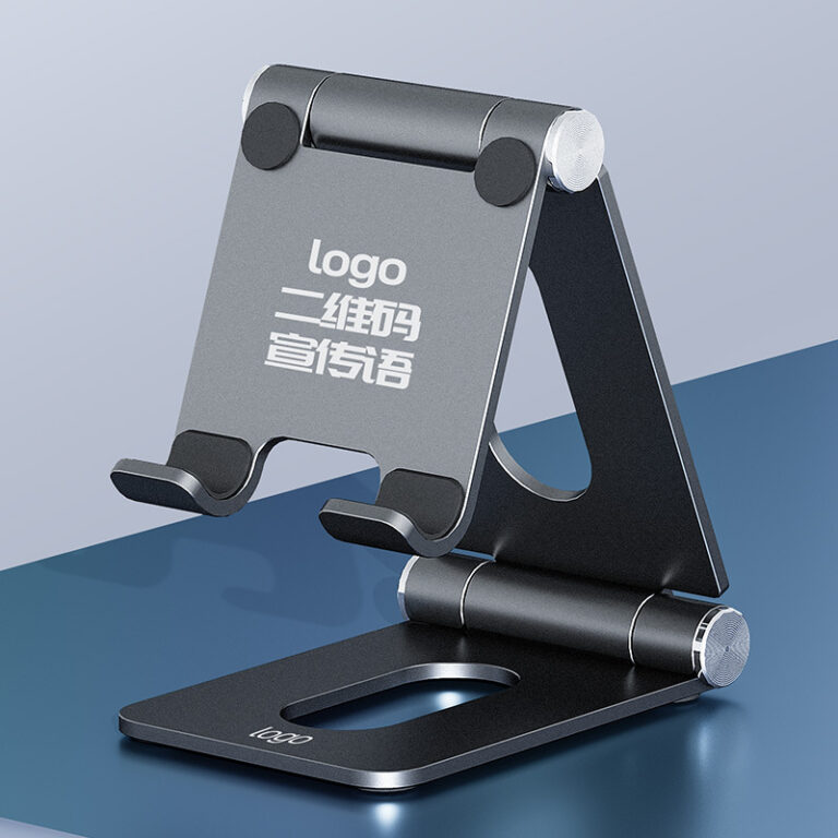 Foldable Aluminum Desktop Stand for Phone and Tablet