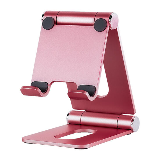Foldable Aluminum Desktop Stand for Phone and Tablet