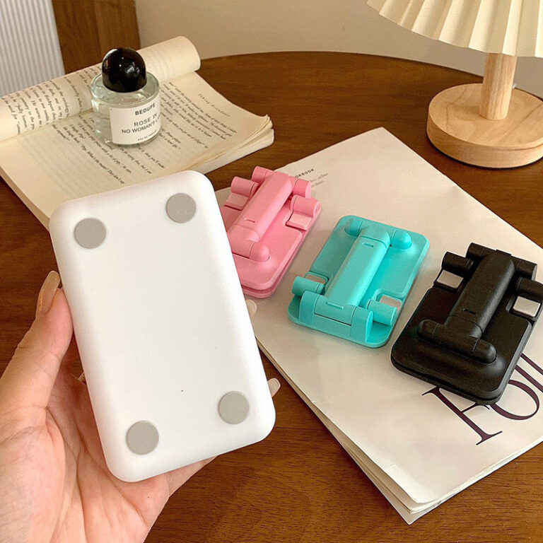 Foldable Adjustable Phone and Tablet Stand for Desk Use