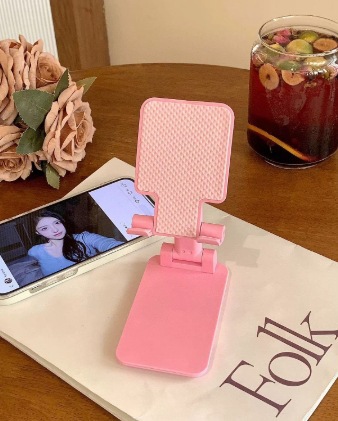 Foldable Adjustable Phone and Tablet Stand for Desk Use