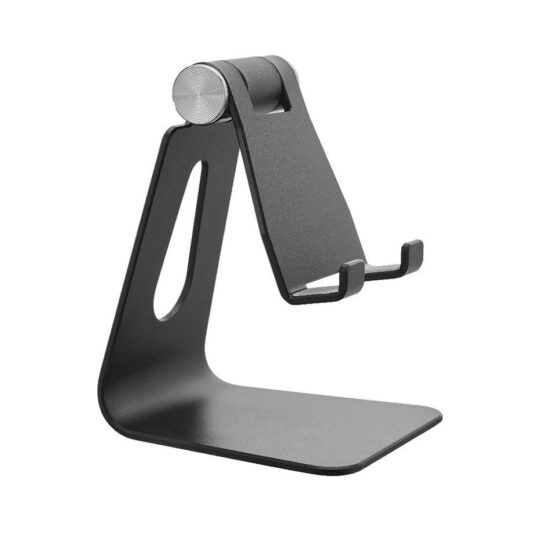 Foldable Aluminum Phone and Tablet Stand for Desk