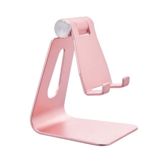 Foldable Aluminum Phone and Tablet Stand for Desk